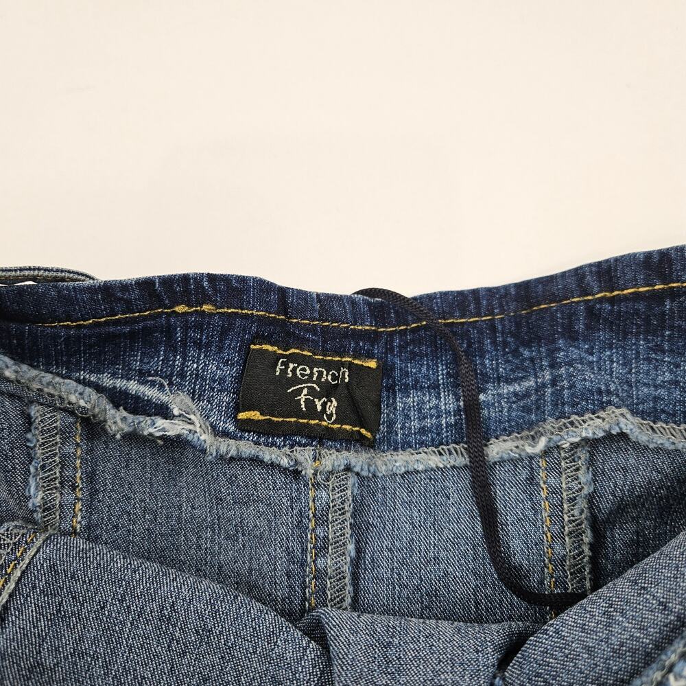Y2k Euro Halter Jumpsuit Denim Vintage Subversive - Size Small - Picture 4 of 6